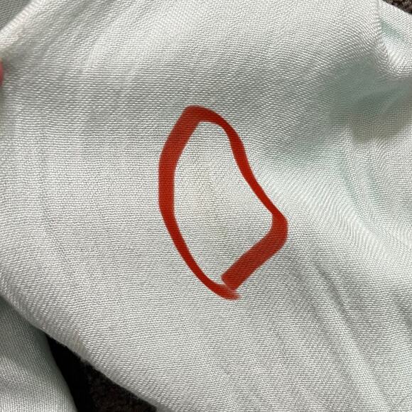 Theodora & Callum Scarf 28x76 Fringe Viscose Knit Blue Rectangle Shawl Minimal - Picture 11 of 11